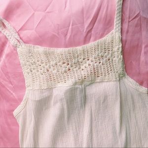 Pretty Sheer White Dress/Coverup